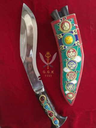 10.5" Panawal Stone Polished Khukuri