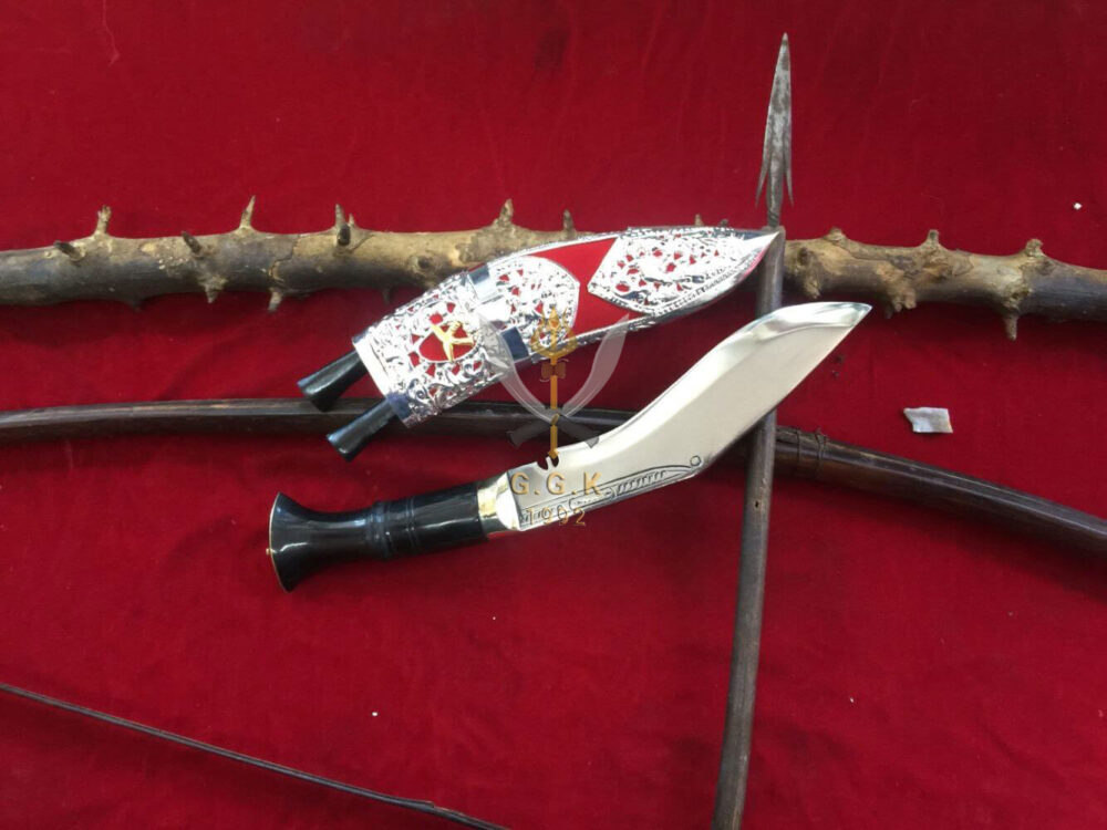 8" Silver Kothimora Khukuri