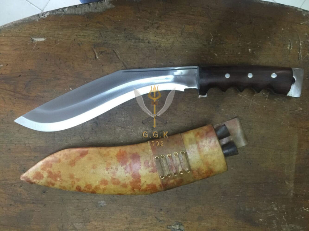 10.5" Afghani Gripper Rosewood Handle Khukuri