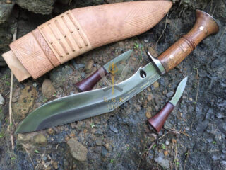 12" Chitlange Carved Khukuri