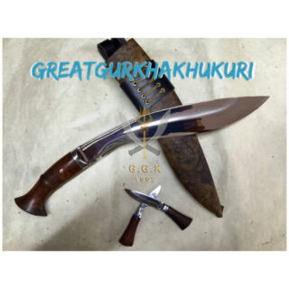12 inch Super Fast Light Army Khukuri (Stick Tang Version)