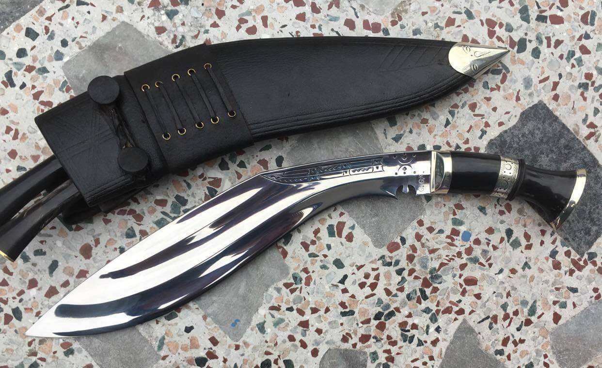 12 inches 3 fullers Blade kukri/khukuri knife-Handmade in Nepal-Ready to use 