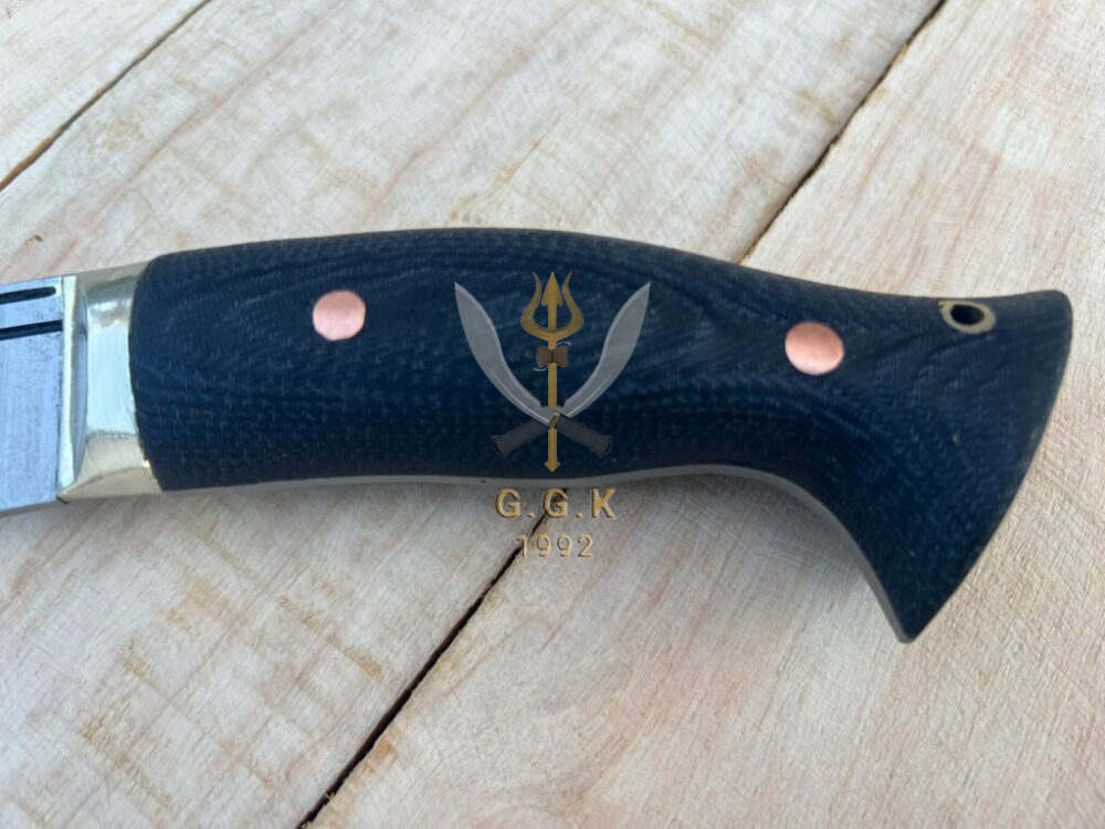 micarta version 12 inch super fast fill tang khukuri